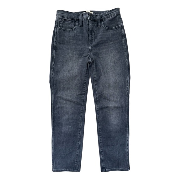 Madewell High Rise Slim Strait Jeans Richmond Wash 25p - Picture 2 of 9